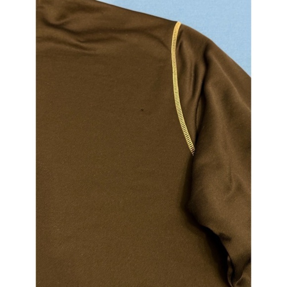 Adidas Golf XL Black Quarter Zip Pullover Long Sleeve Shirt Men's Athletic Top - Picture 4 of 7
